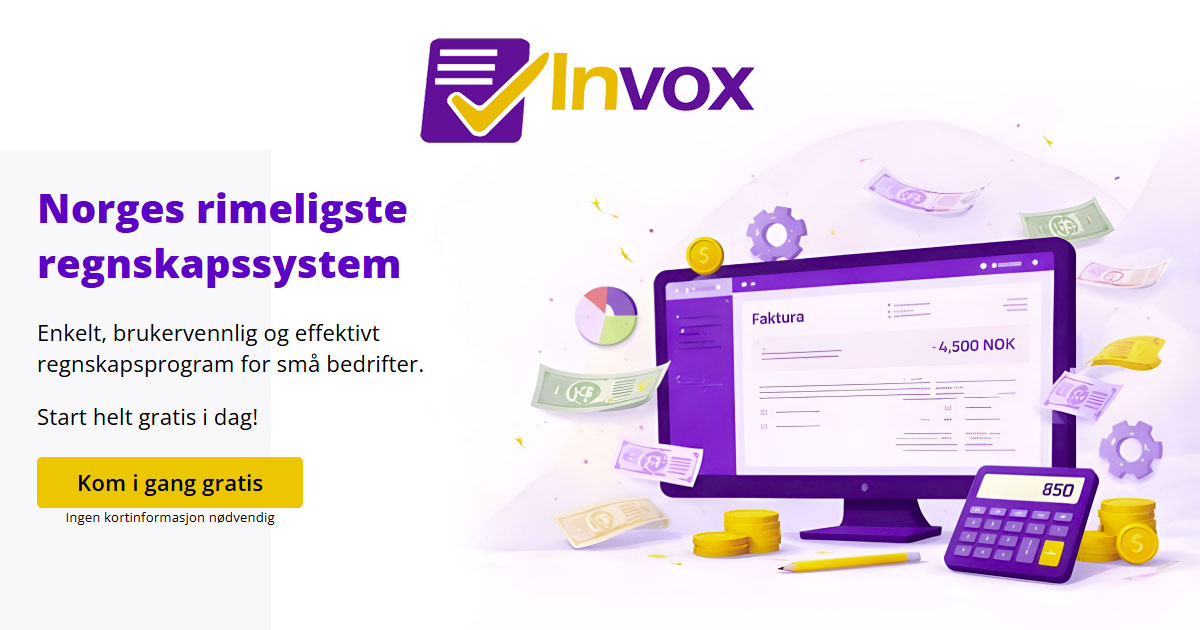 Invomax Software Invox - Norges Rimeligste Regnskapssystem?